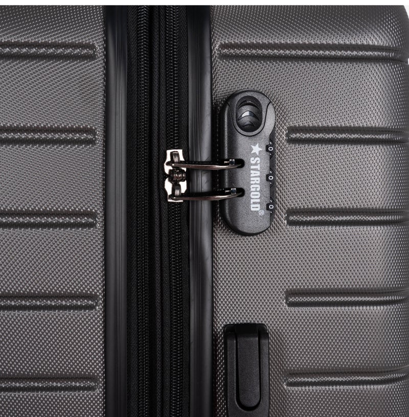 ستارجولد مجموعة حقائب سفر مكونة من 3 قطع من حقائب أمتعة السفر ذات الجانب الصلب من مادة ABS - Image 5